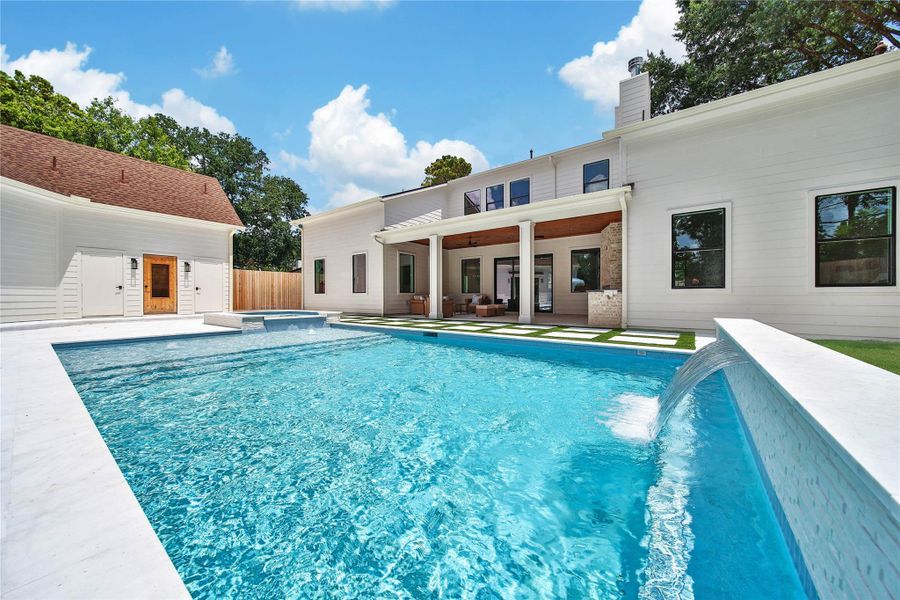 Exterior details and patio area of a home in , Houston (Image 28). Exterior details and patio area of a home in , Houston (Image 28).