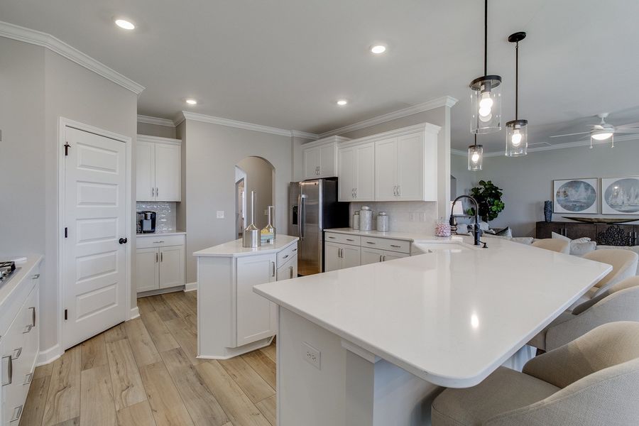 Representative furnished interior of a home built from the Yates - Vanguard Collection by Mungo Homes in Georgias Landing, Raleigh (Image 4).