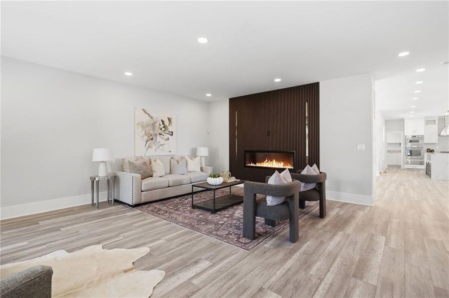 Furnished interior view inside a new home in , Roswell (Image 5).