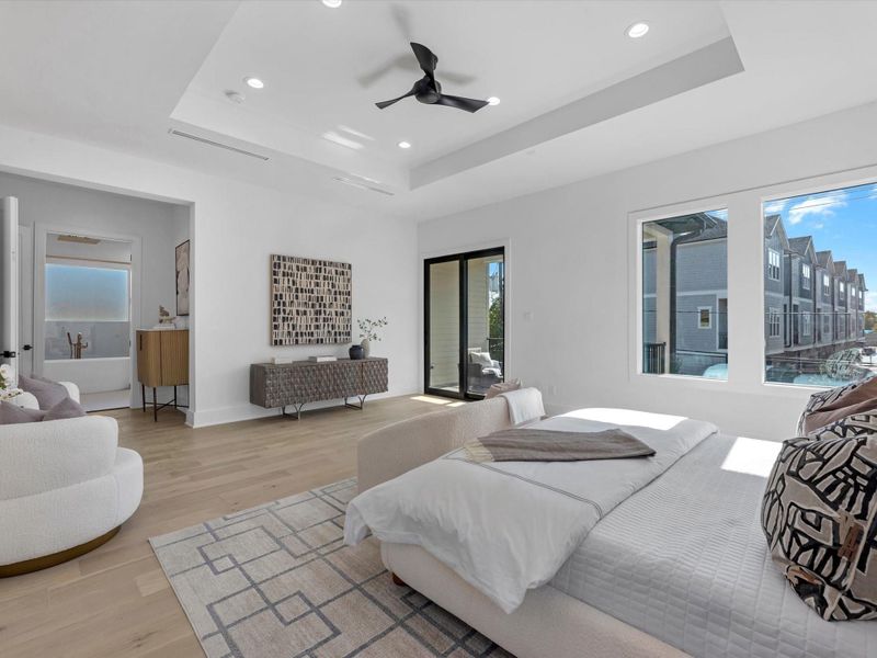 Large windows mean loads of natural light.