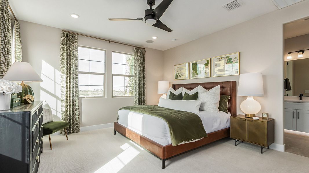 Representative furnished interior of a home built from the The Adeline by DRB Homes in Surprise City Center, Surprise (Image 11). Representative furnished interior of a home built from the The Adeline by DRB Homes in Surprise City Center, Surprise (Image 11).