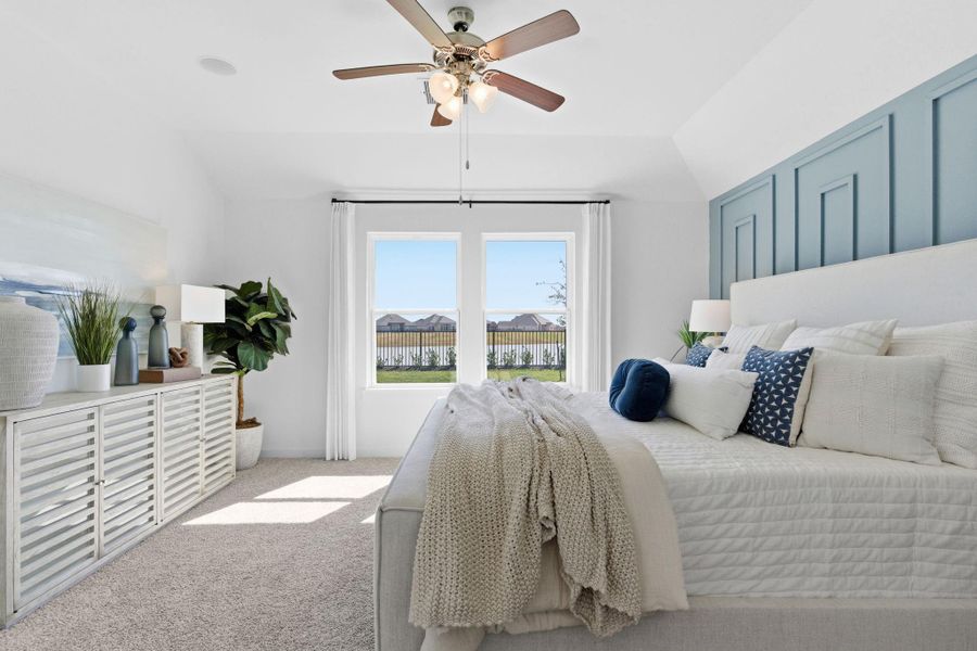 Furnished interior view inside a new home in Westland Ranch 50' Homesites, League City (Image 15).