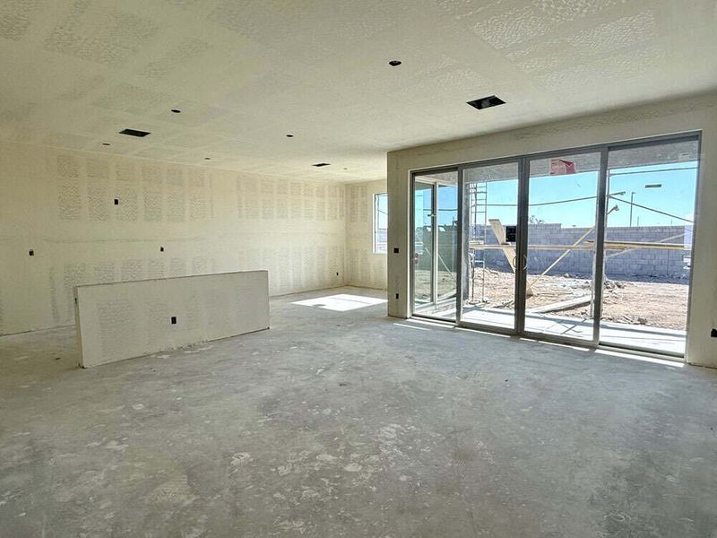 Great room, kitchen and dining nook