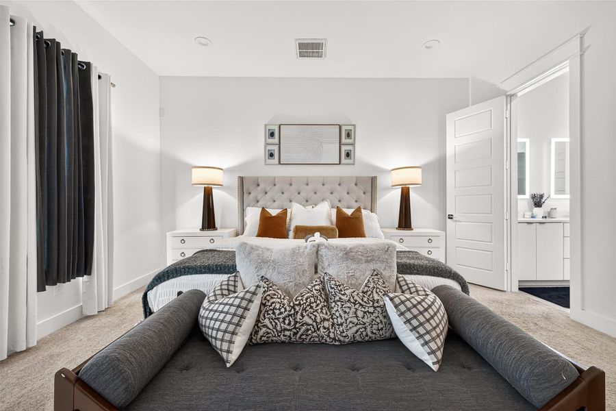 Furnished interior view inside a new home in , Houston (Image 14).