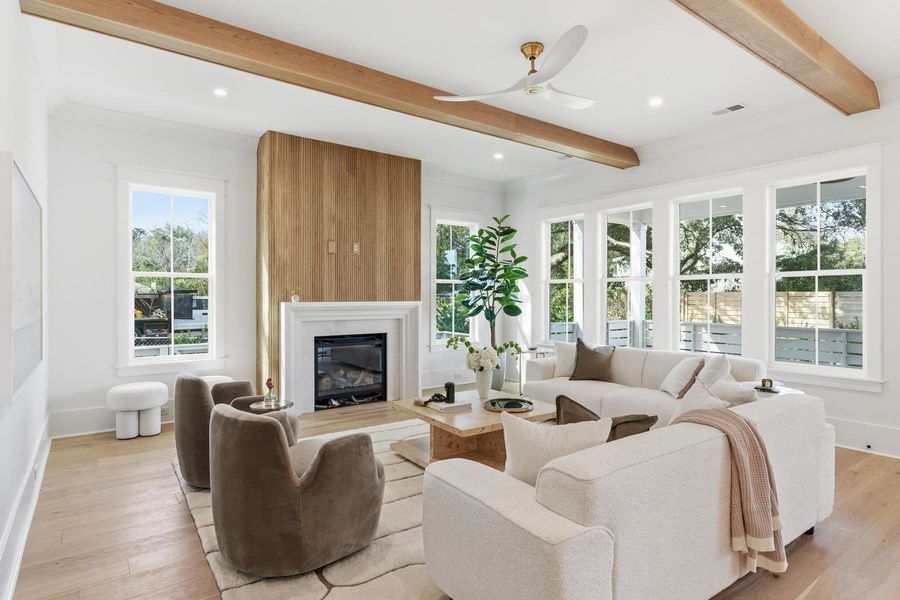 Furnished interior view inside a new home in , Mount Pleasant (Image 5).