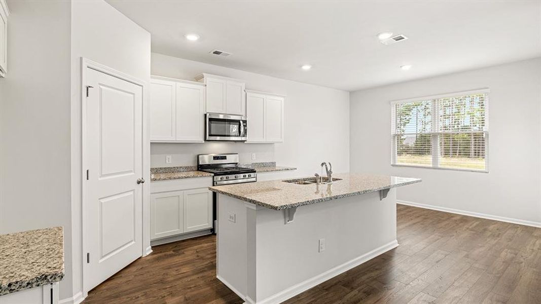 Furnished interior view inside a new home in Poplar Preserve, Newnan (Image 13).