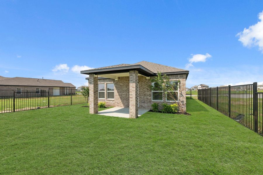 Front exterior of a new home in River Ranch Trails, Dayton, TX, highlighting curb appeal (Image 21). Front exterior of a new home in River Ranch Trails, Dayton, TX, highlighting curb appeal (Image 21).