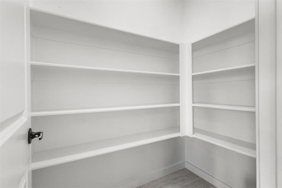 View of storage area