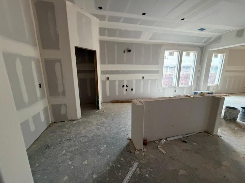 In-progress construction of a new home in Waterford Park, Weatherford, TX (Image 7).