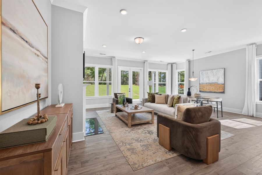 Furnished interior view inside a new home in Edgewater - Harbor Pointe, Lancaster (Image 12).
