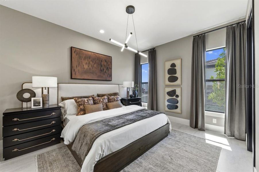 Furnished interior view inside a new home in , Venice (Image 17). Furnished interior view inside a new home in , Venice (Image 17).