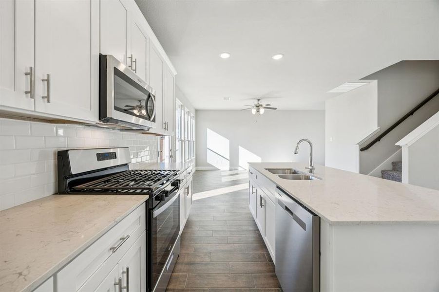Furnished interior view inside a new home in Venetian, Weston (Image 4).