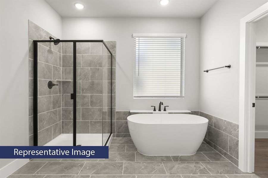 Furnished interior view inside a new home in Parkside, Denton (Image 7).