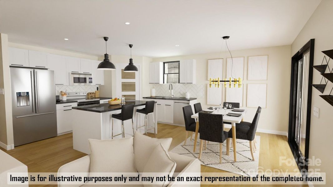 Furnished interior view inside a new home in , Jonesville (Image 9). Furnished interior view inside a new home in , Jonesville (Image 9).