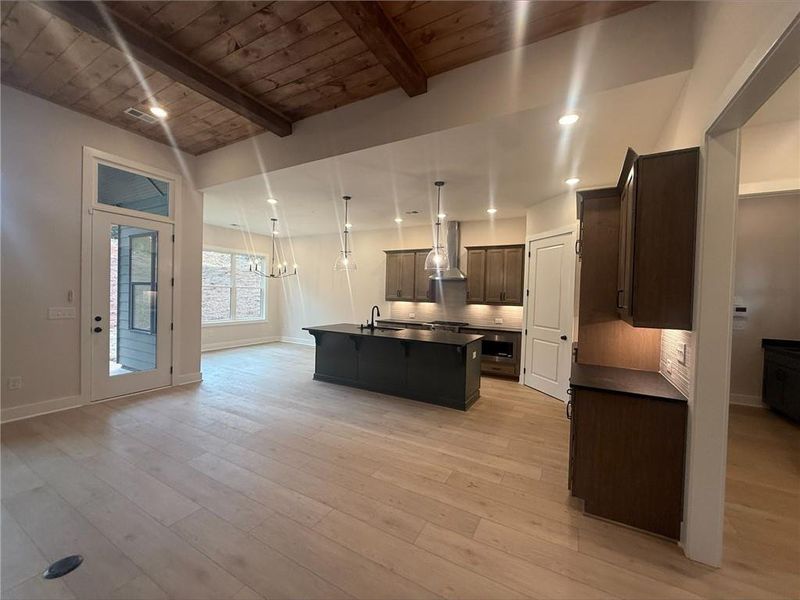 Furnished interior view inside a new home in Blue Mountain Creek, Morganton (Image 6).