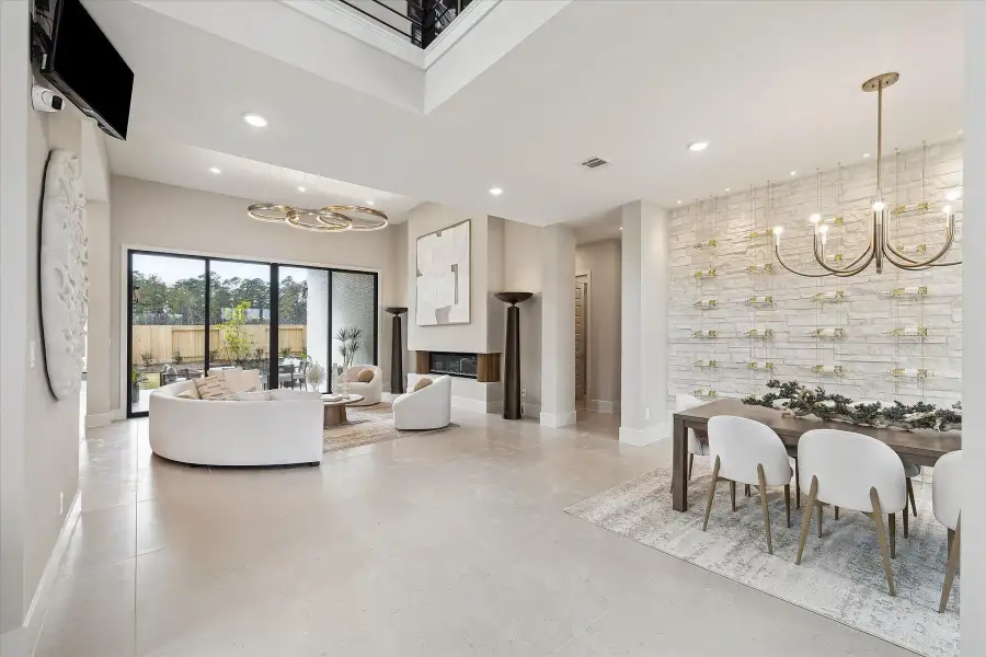 Furnished interior view inside a new home in ARTAVIA®, Conroe (Image 7).