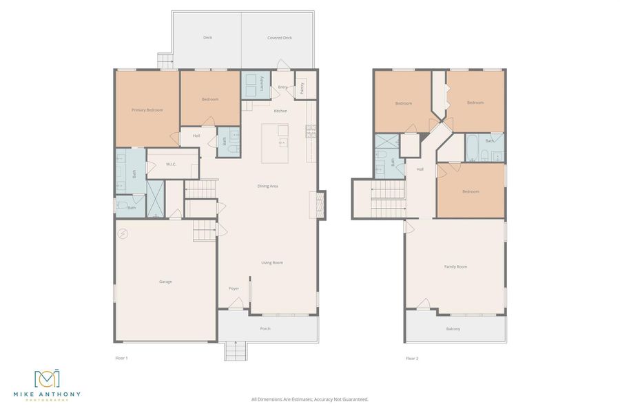 2D floor plan layout of this home in , Denver, NC (Image 4).