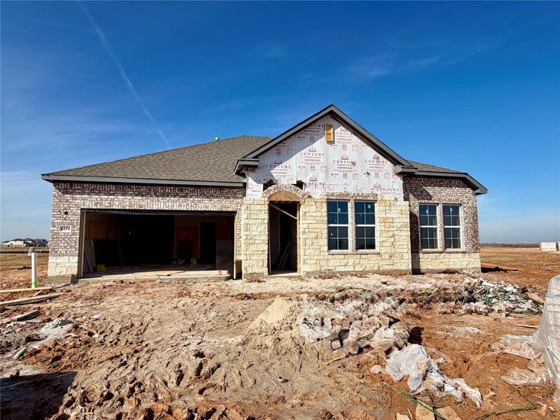 In-progress construction of a new home in Sunterra Lakes, Brookshire, TX (Image 5).