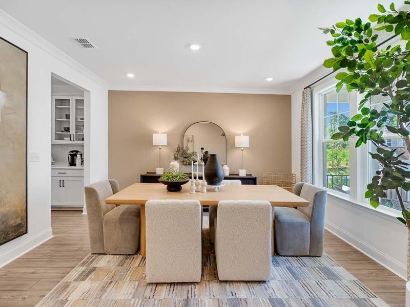 Furnished interior view inside a new home in Nichols Farm, Dacula (Image 10).