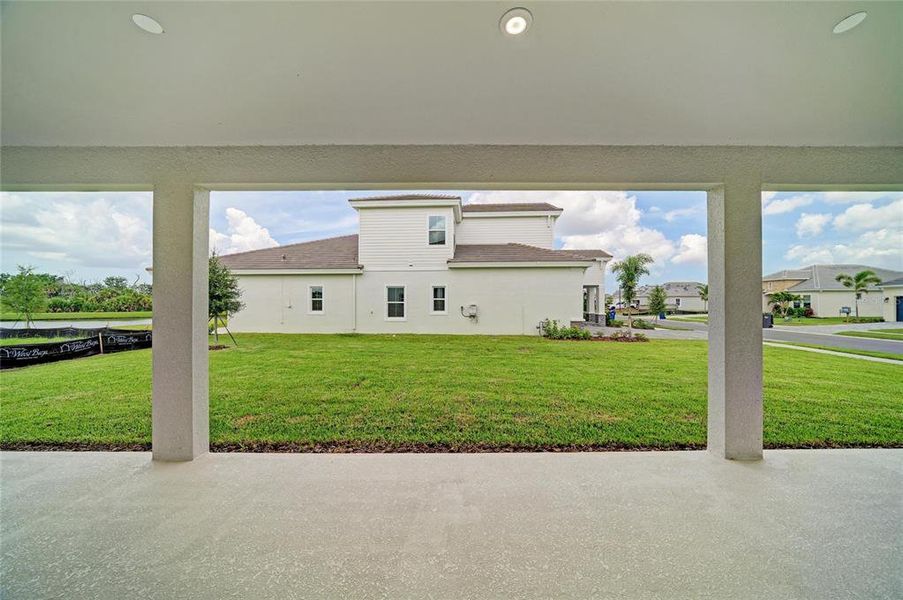 Exterior details and patio area of a home in North River Ranch, Parrish (Image 3).