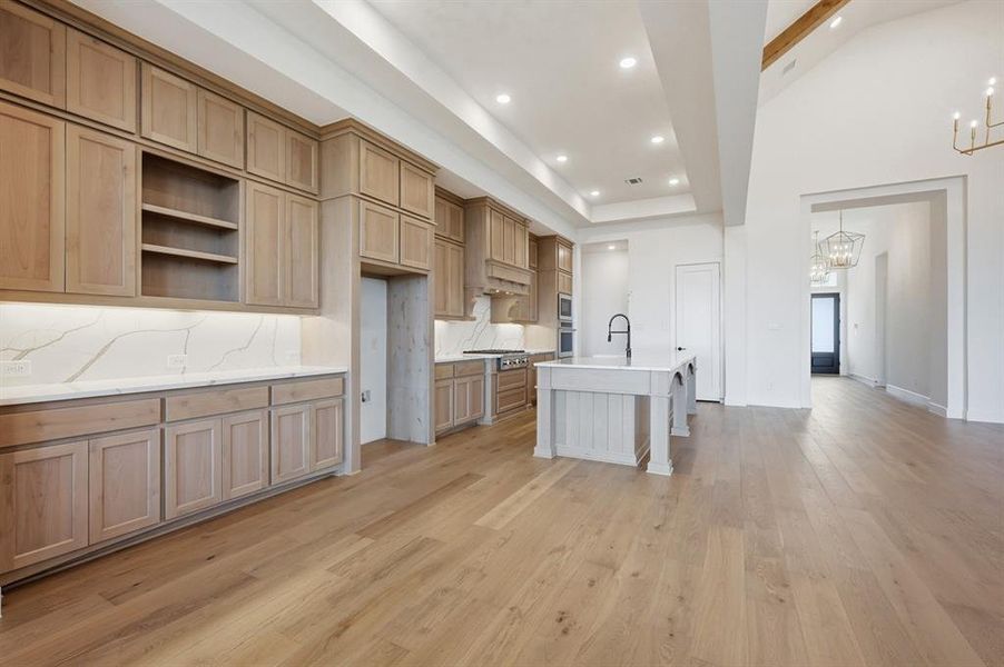 Furnished interior view inside a new home in Mustang Lakes, Celina (Image 12). Furnished interior view inside a new home in Mustang Lakes, Celina (Image 12).
