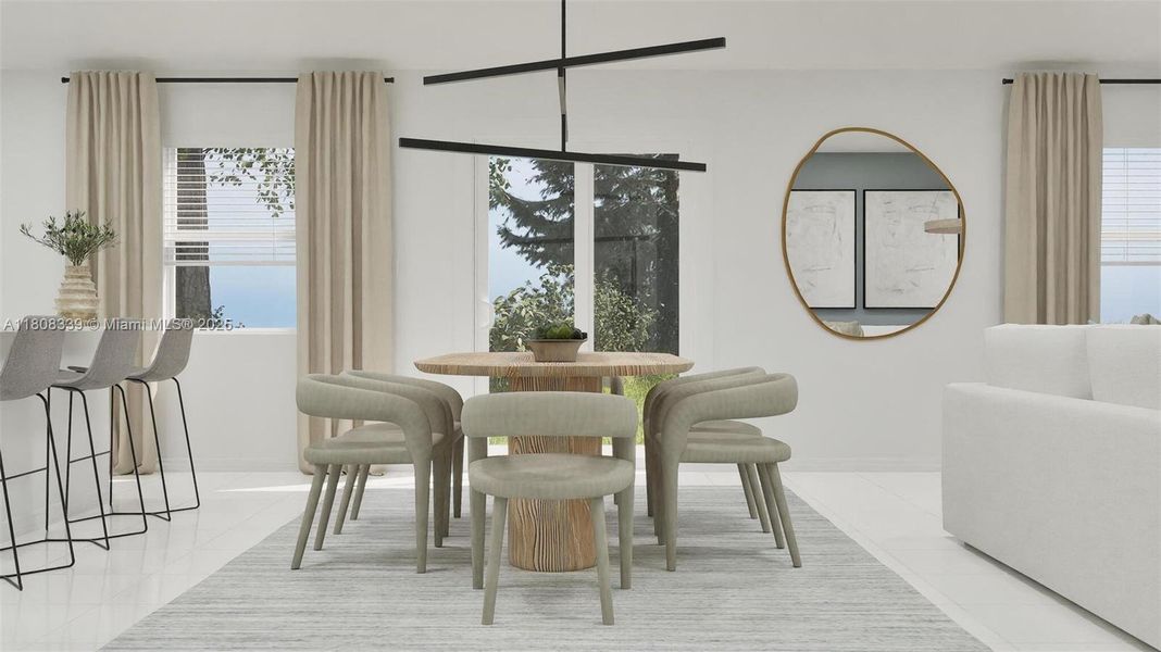 Furnished interior view inside a new home in Redlands Ridge: Mahogany Collection, Miami (Image 5).