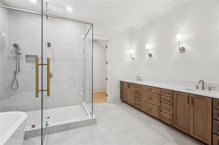 Furnished interior view inside a new home in , Cumming (Image 9).