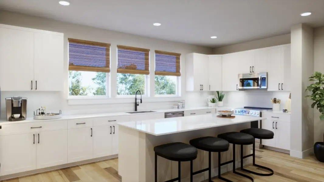 Representative furnished interior of a home built from the 2 Interior by Trumark Homes in Berkeley Villas, Denver (Image 8).