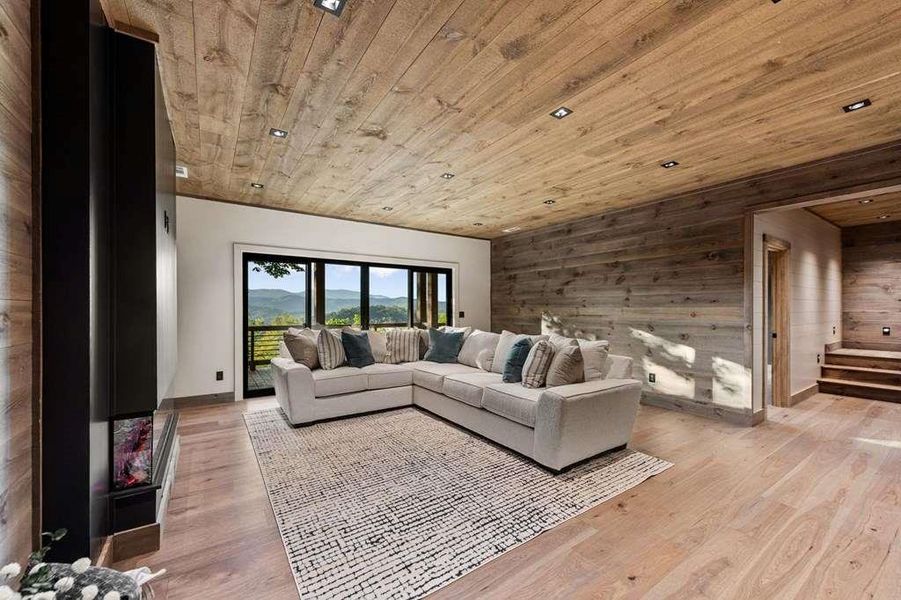 Furnished interior view inside a new home in , Blue Ridge (Image 46).