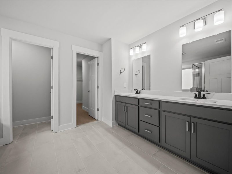 Furnished interior view inside a new home in Cedar Shoals - Signature Collection, Piedmont (Image 6).