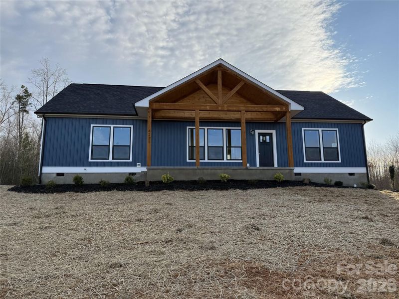 Exterior details and patio area of a home in , Morganton (Image 22).