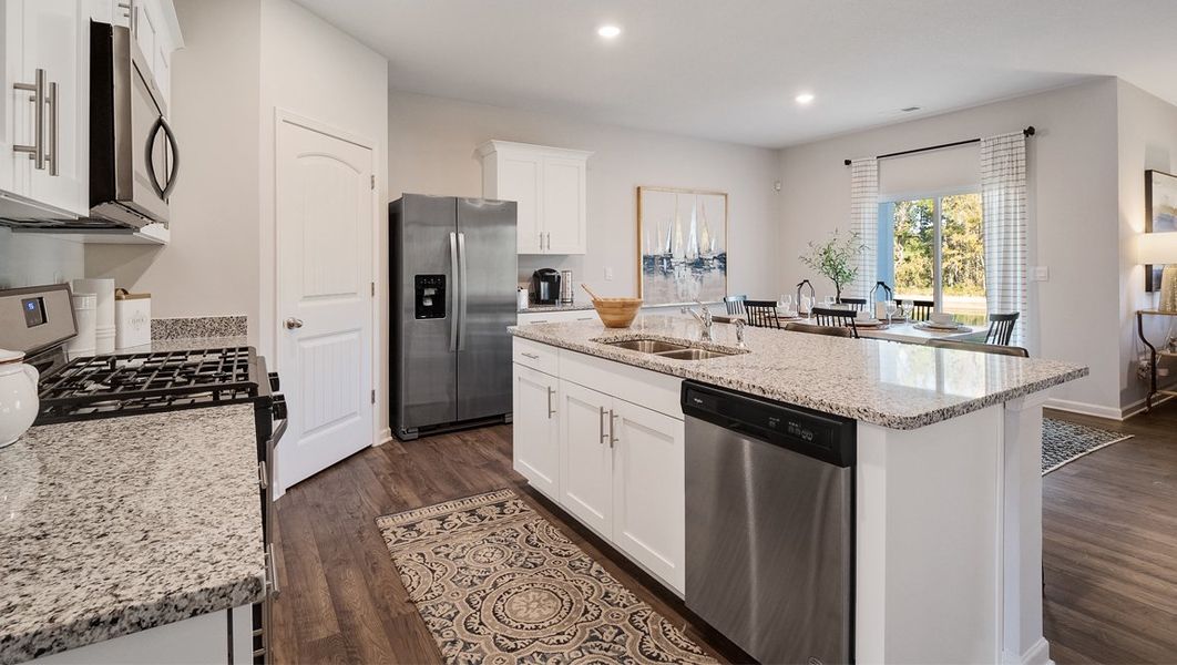 Representative furnished interior of a home built from the CAMERON by D.R. Horton in Village Park, Oakland (Image 6).