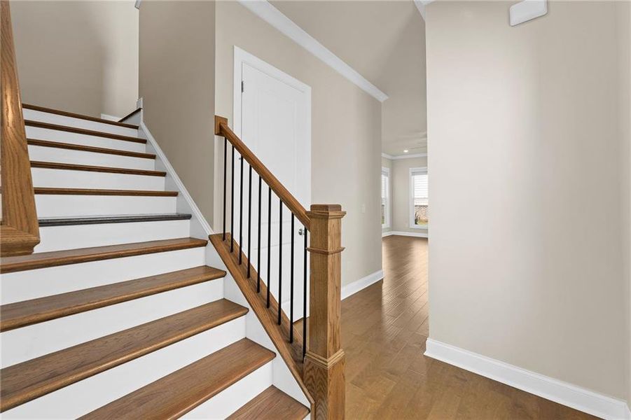 Spacious, unfurnished interior of a new home in Palisades Single Family, Cumming (Image 26). Spacious, unfurnished interior of a new home in Palisades Single Family, Cumming (Image 26).