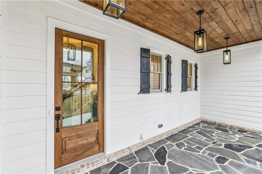 Exterior details and patio area of a home in , Dawsonville (Image 29).