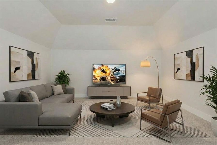 Furnished interior view inside a new home in Providence Cove, McKinney (Image 13).