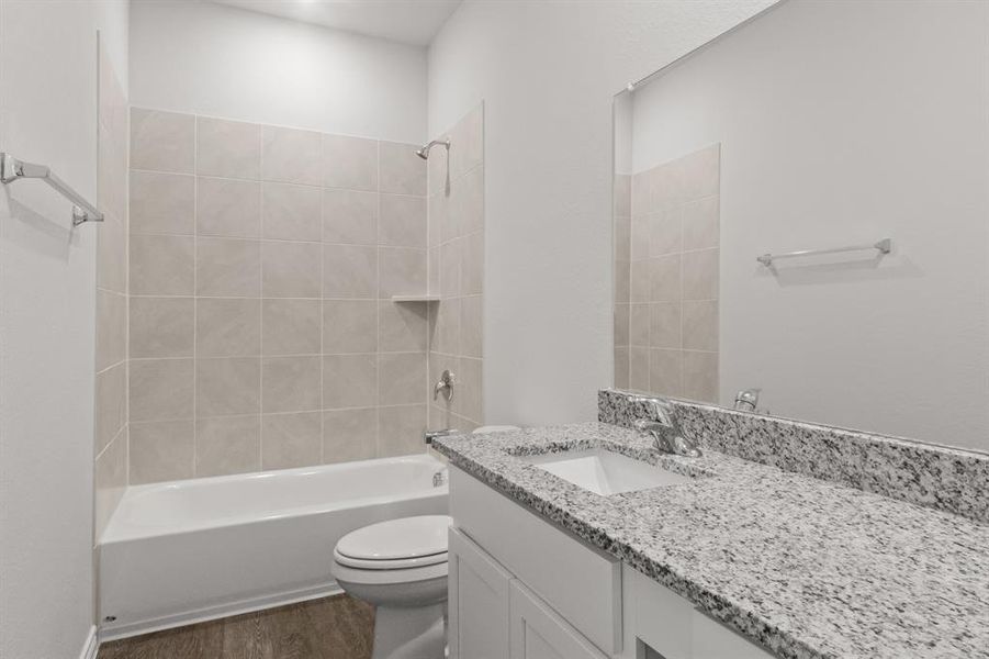 Furnished interior view inside a new home in Retreat at Fossil Creek, Fort Worth (Image 3). Furnished interior view inside a new home in Retreat at Fossil Creek, Fort Worth (Image 3).