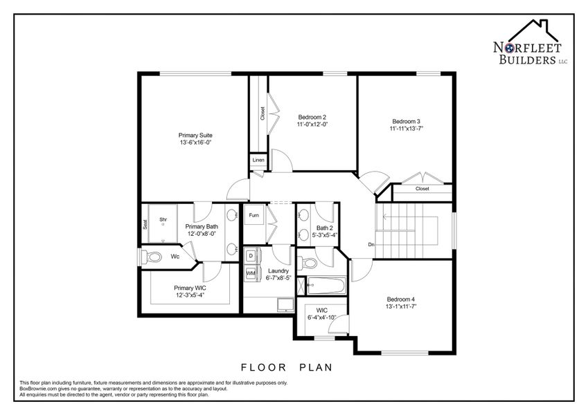 2D floor plan layout of this home in Cambria, White House, TN (Image 3).
