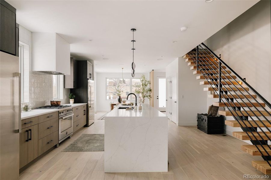 Furnished interior view inside a new home in , Denver (Image 10).