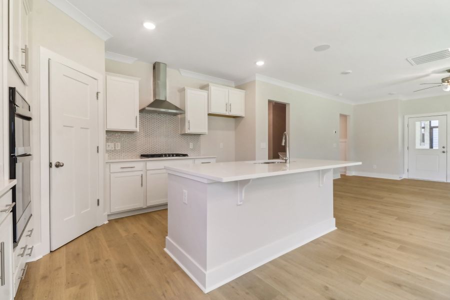 Representative furnished interior of a home built from the Connor II by Great Southern Homes in Edwards Ridge, Central (Image 7).