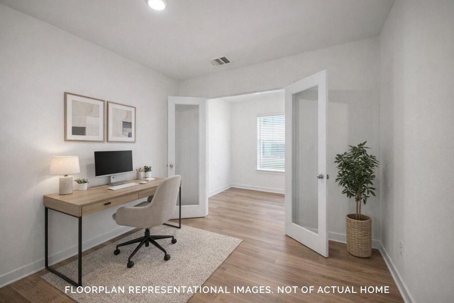 Furnished interior view inside a new home in Ambrose, La Marque (Image 9).
