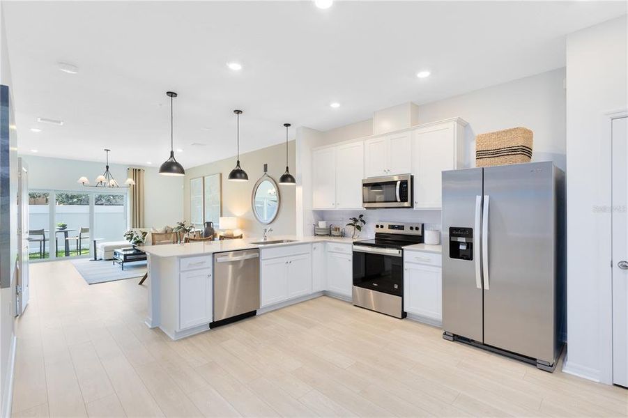Furnished interior view inside a new home in Harbor Square, Palm Bay (Image 10).