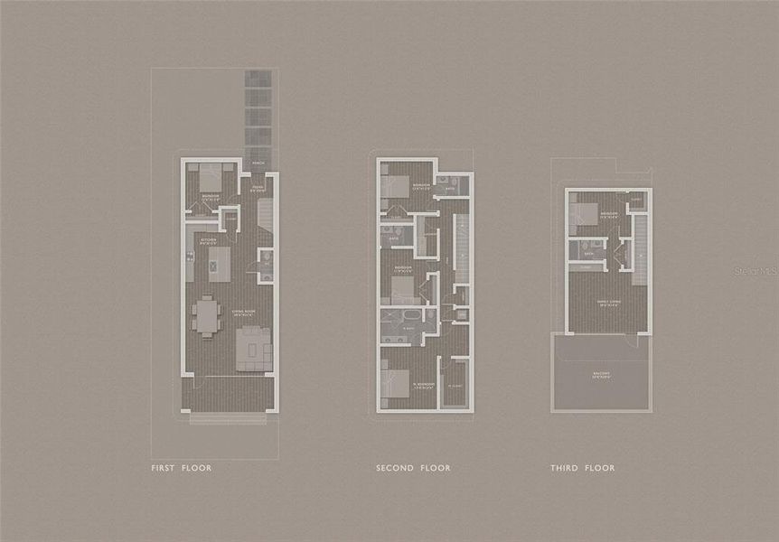 2D floor plan layout of this home in , Tampa, FL (Image 4).
