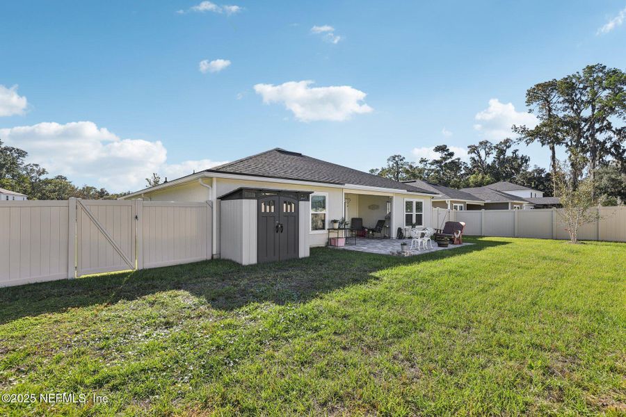 Exterior details and patio area of a home in Creekside Manor, Jacksonville (Image 23). Exterior details and patio area of a home in Creekside Manor, Jacksonville (Image 23).