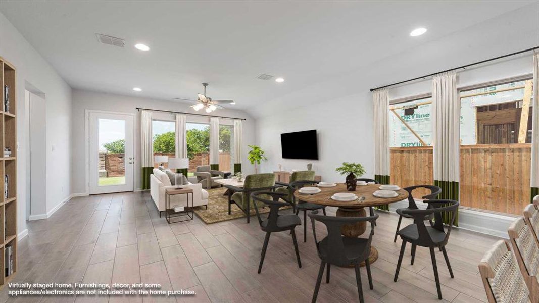 Furnished interior view inside a new home in Devonshire - Reserve 45', Forney (Image 7).