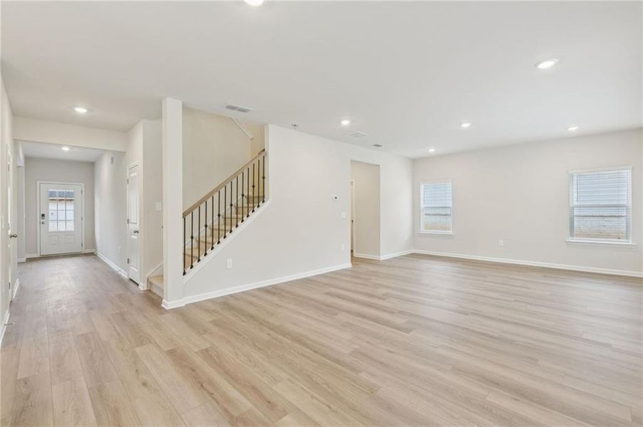 Spacious, unfurnished interior of a new home in Preserve at Mountain Creek, Pendergrass (Image 31). Spacious, unfurnished interior of a new home in Preserve at Mountain Creek, Pendergrass (Image 31).