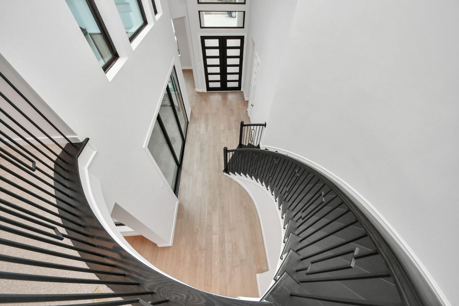 Fantastic stair way for photos of family and loved ones.