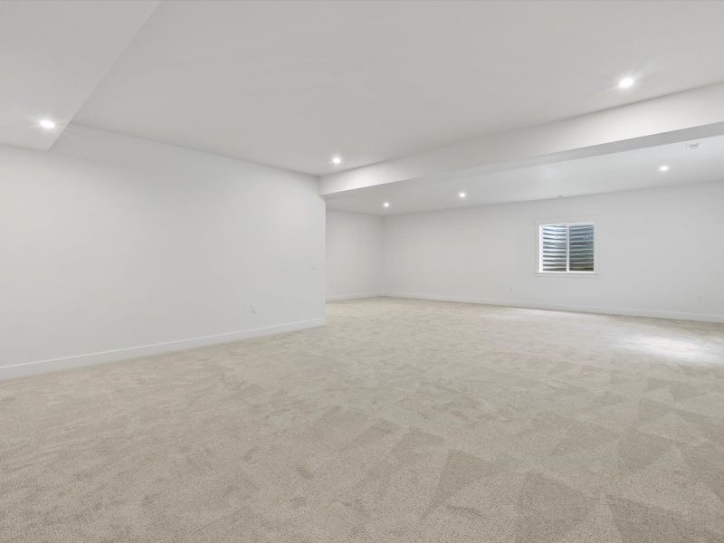Representative unfurnished interior of a home built from the Reese by Lokal Homes in Jackson Creek, Monument (Image 20).