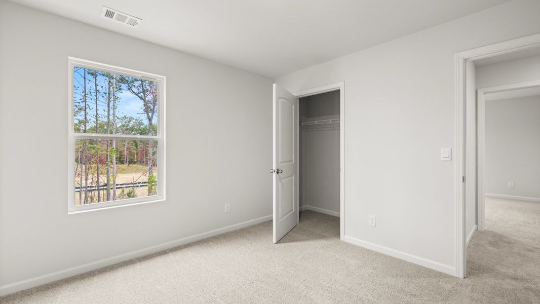 Representative unfurnished interior of a home built from the Robie by D.R. Horton in Parkside at Carter Grove, Cartersville (Image 29). Representative unfurnished interior of a home built from the Robie by D.R. Horton in Parkside at Carter Grove, Cartersville (Image 29).