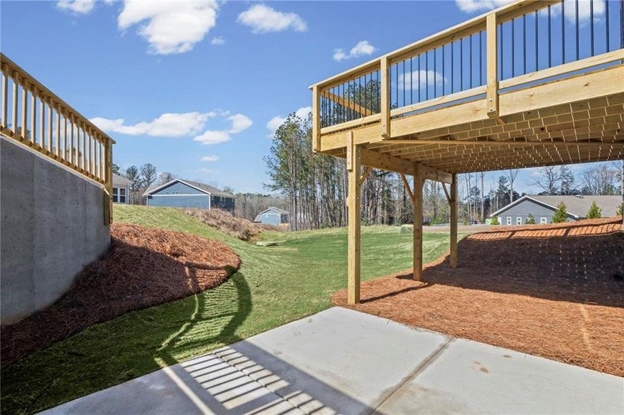 Exterior details and patio area of a home in Sage Woods, Dallas (Image 20).