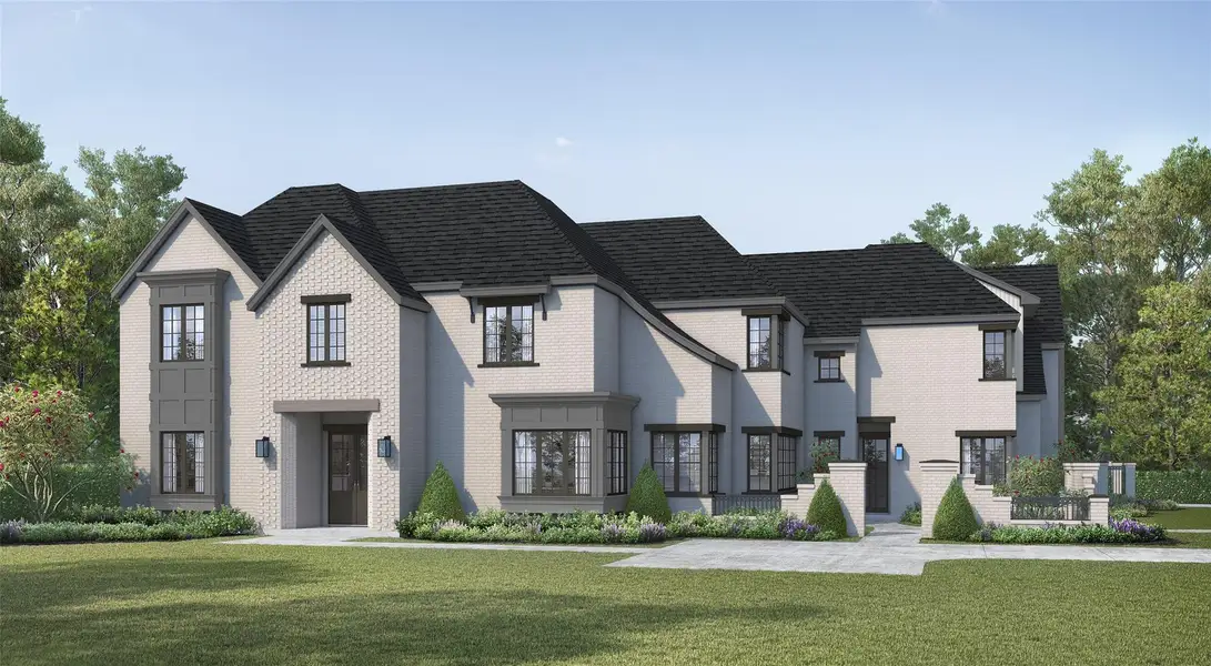 Front exterior of a new home in , Houston, TX, highlighting curb appeal (Image 2). Front exterior of a new home in , Houston, TX, highlighting curb appeal (Image 2).